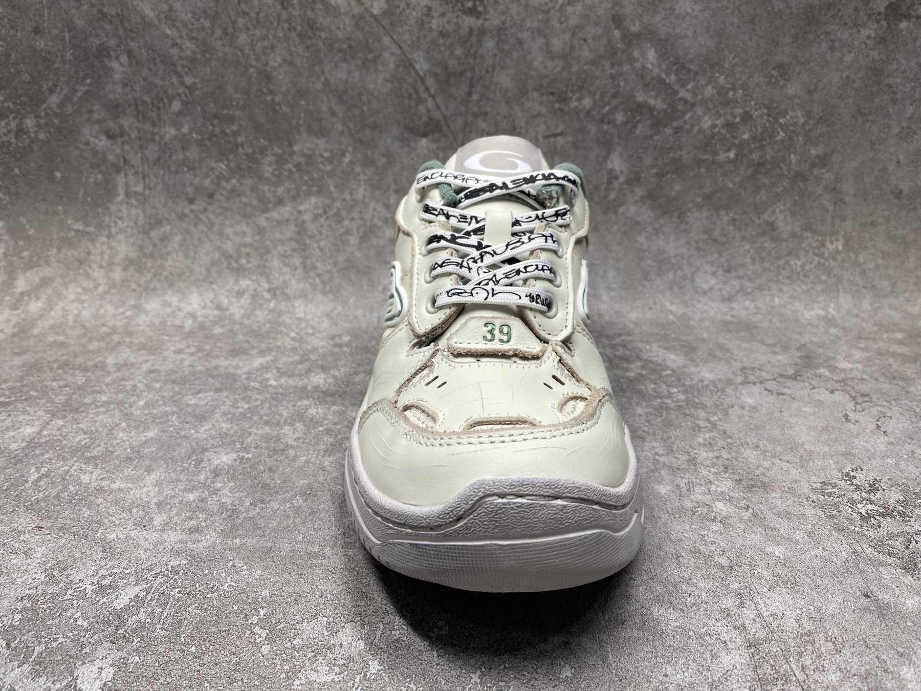 UA Balenciaga Hamptons Worn-out Sneaker (run one size large)
