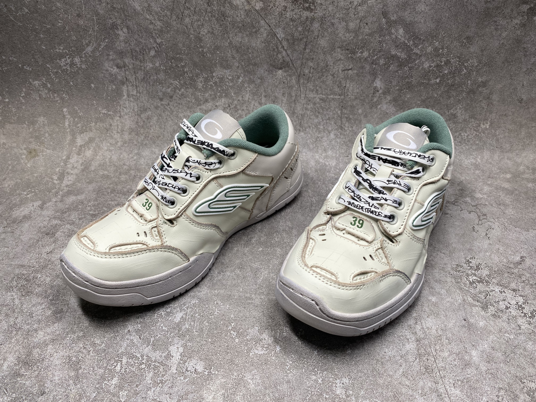 UA Balenciaga Hamptons Worn-out Sneaker (run one size large)