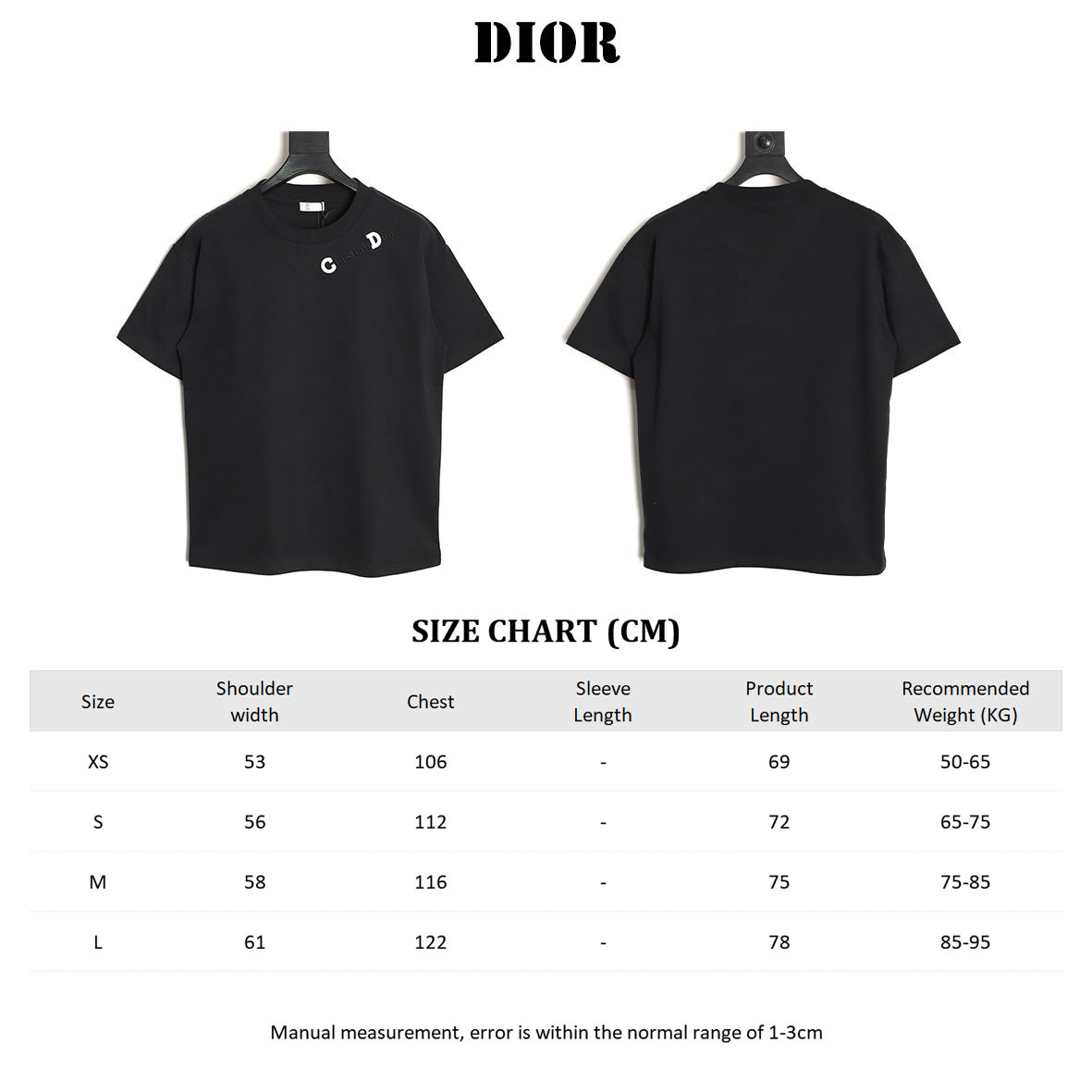 Dior 26ss Short-sleeved T-shirt