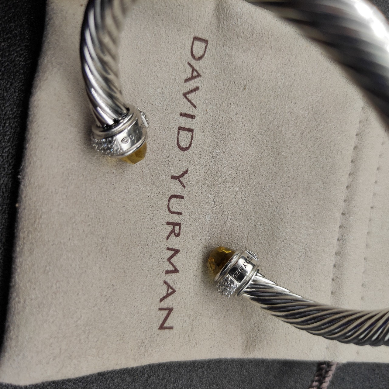 David Yurman 7mm full D1am0nd Bracelet (wrist circumference 15-20cm)