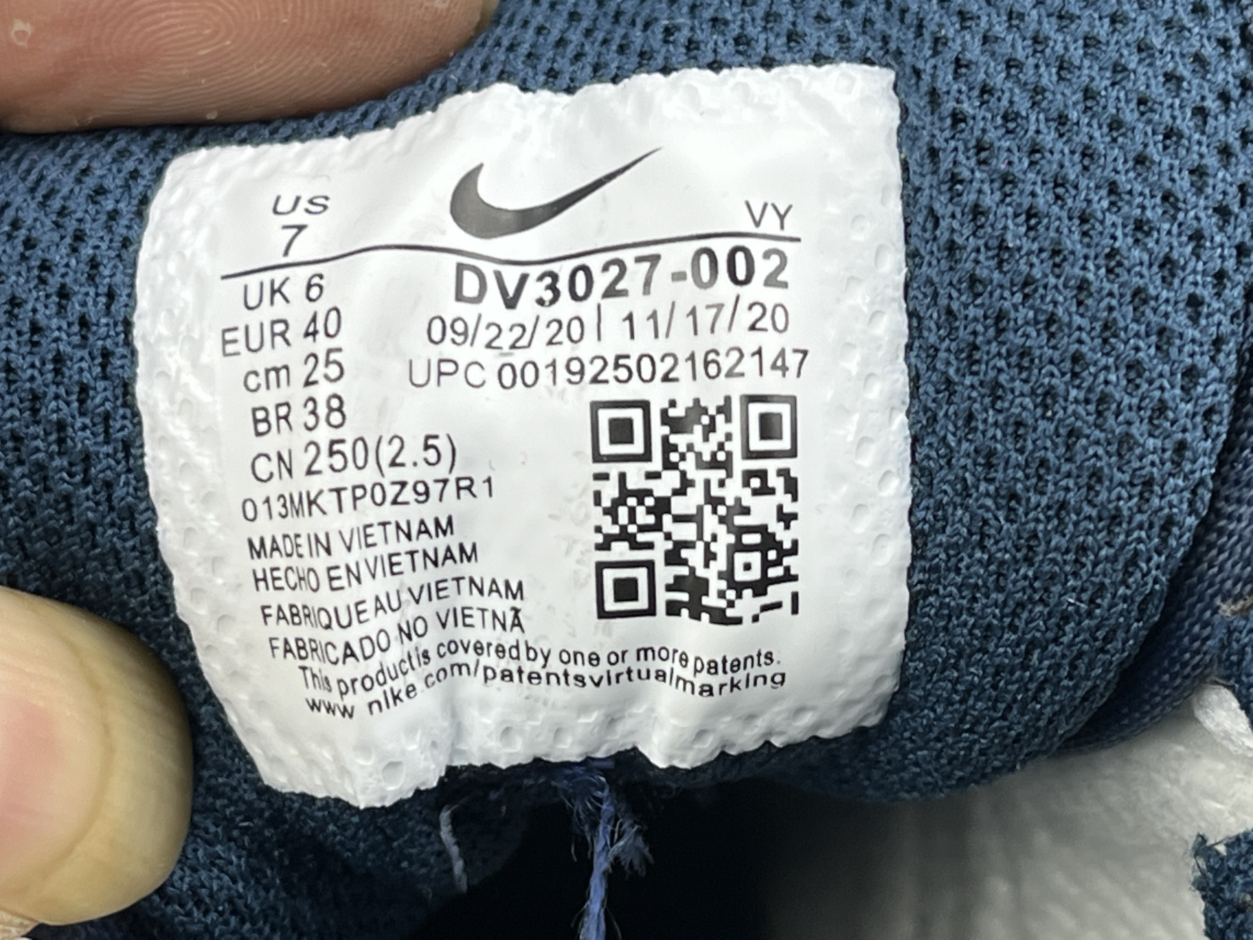 UA NIKE AIR MAX 1 GREY WHITE