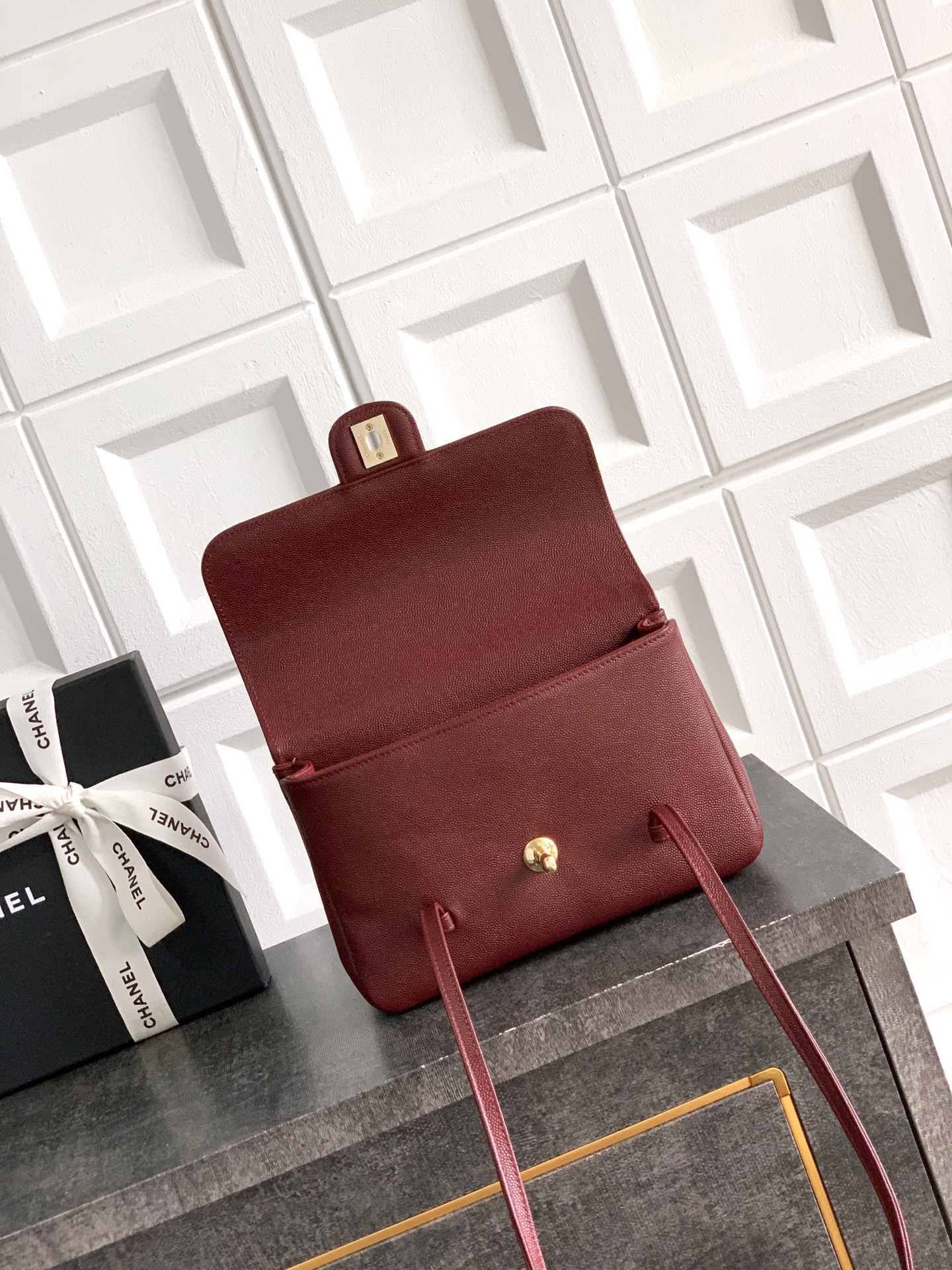 Ch**el small flap bag as6130 15x22x7cm