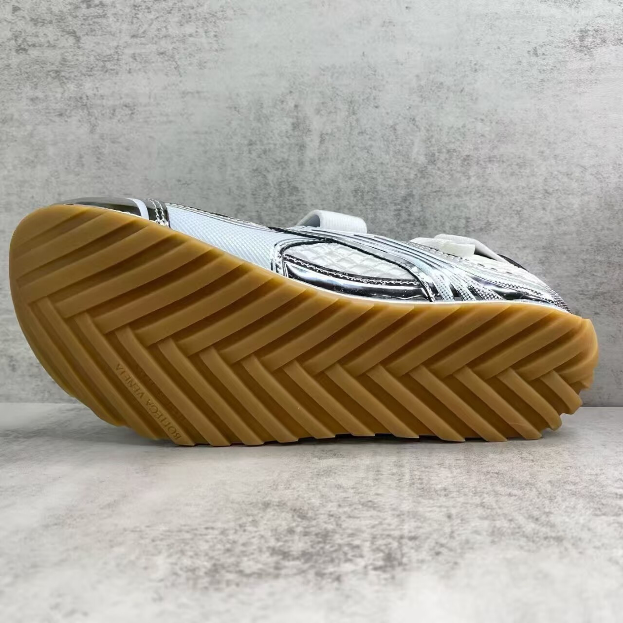 UA Bottega Veneta Orbit Flash Mary-Jane Sneaker
