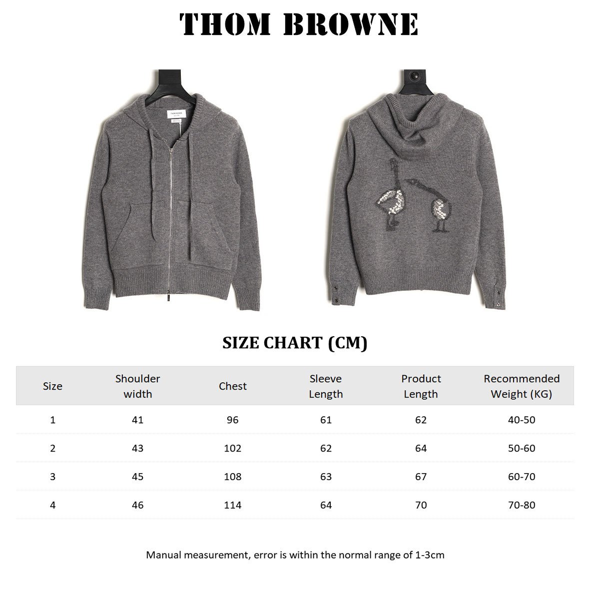 THOM BROWNE Wool Coats