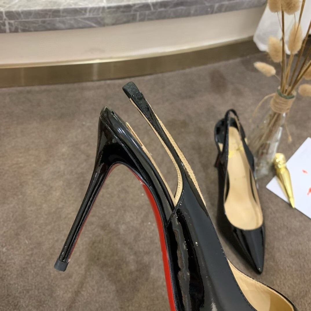 UA Christian Louboutin Kate Sling 100 mm Slingback Pumps(Customized, no exchange no return, about 15 days)