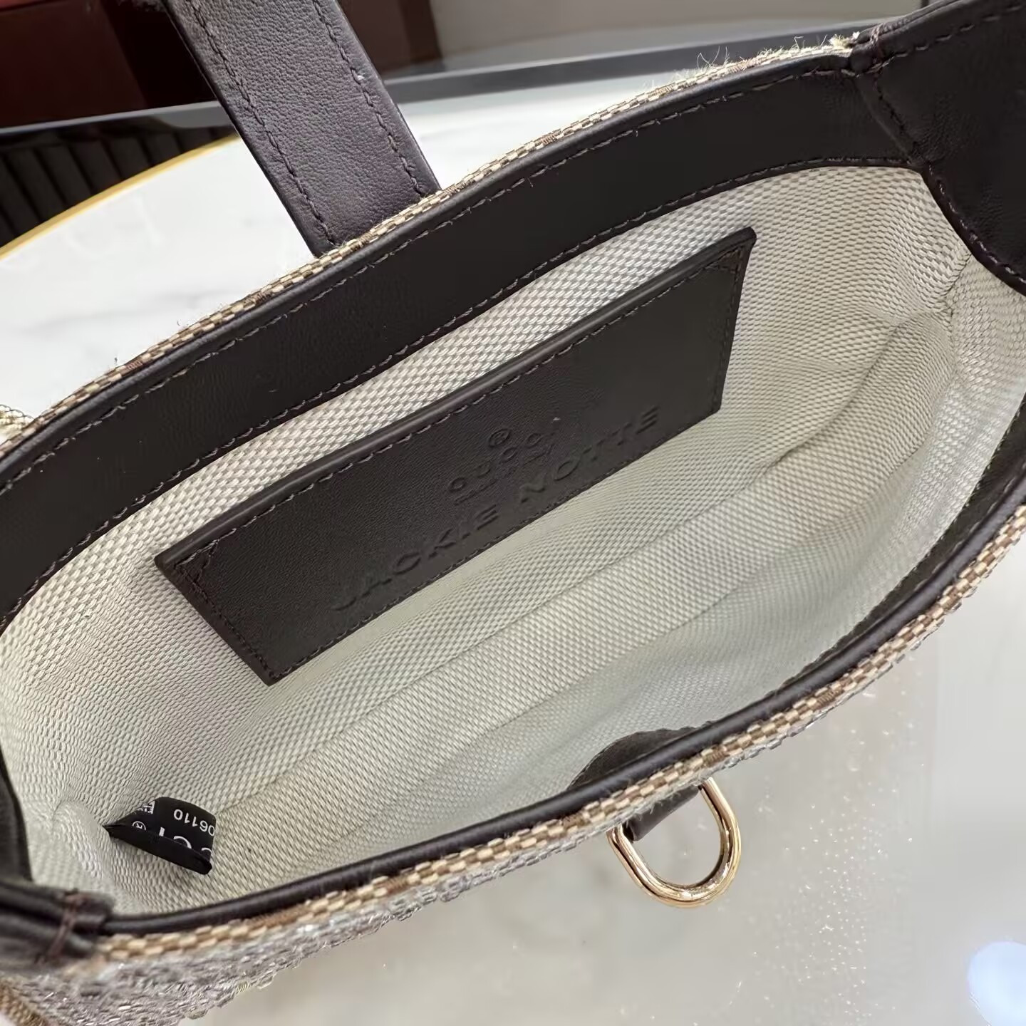 Gucci Jackie Notte Mini Crystal Handbag 19.5x18x3.5cm