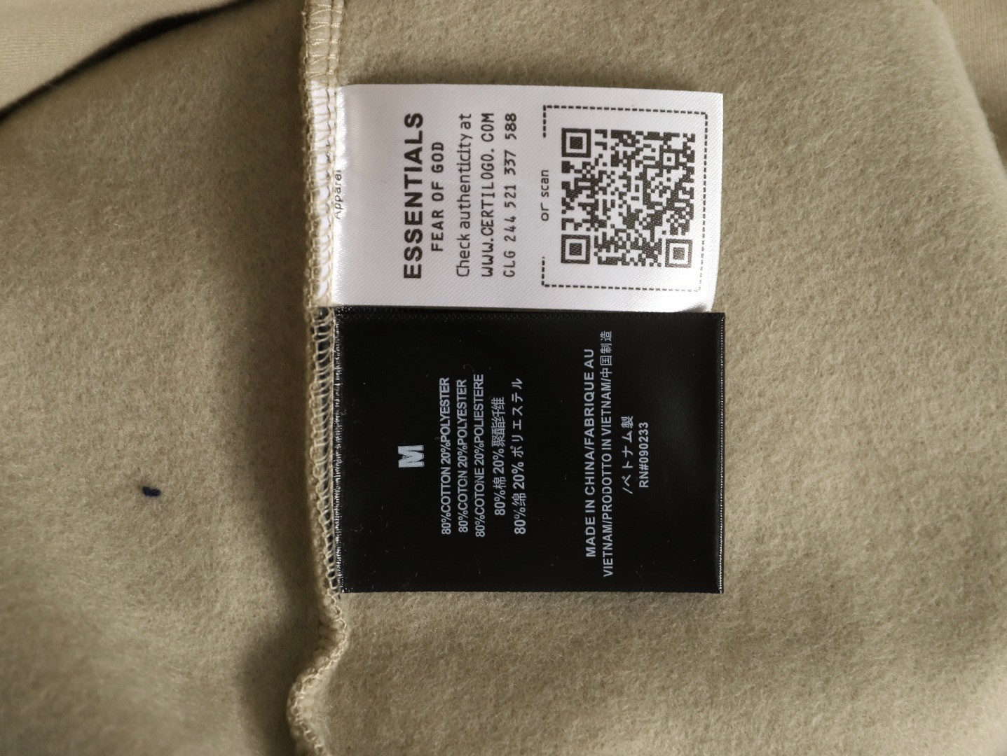 FEAR OF GOD Plush Hoodies Suit