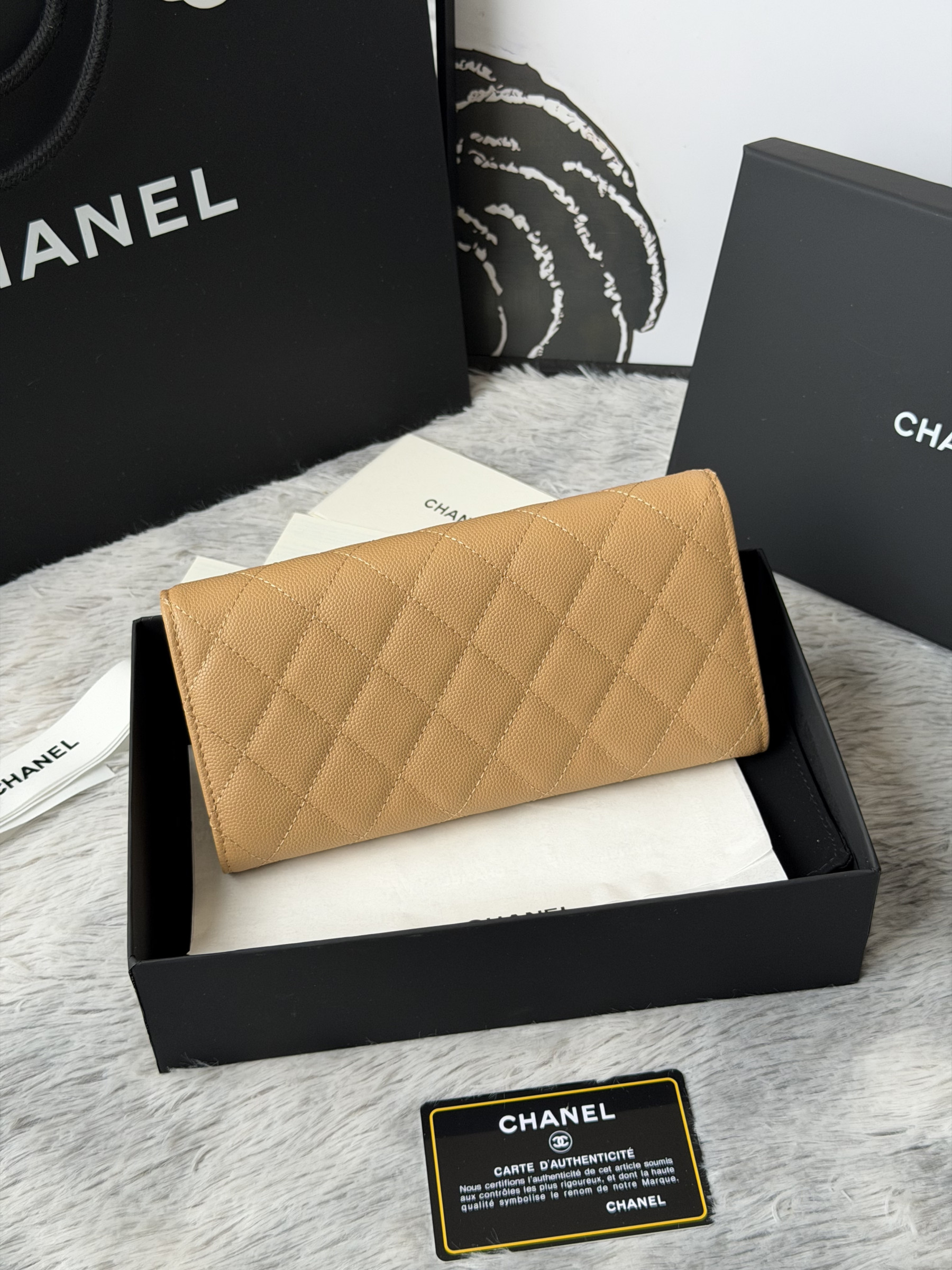 Ch**el wallet 80758 10x19x3cm