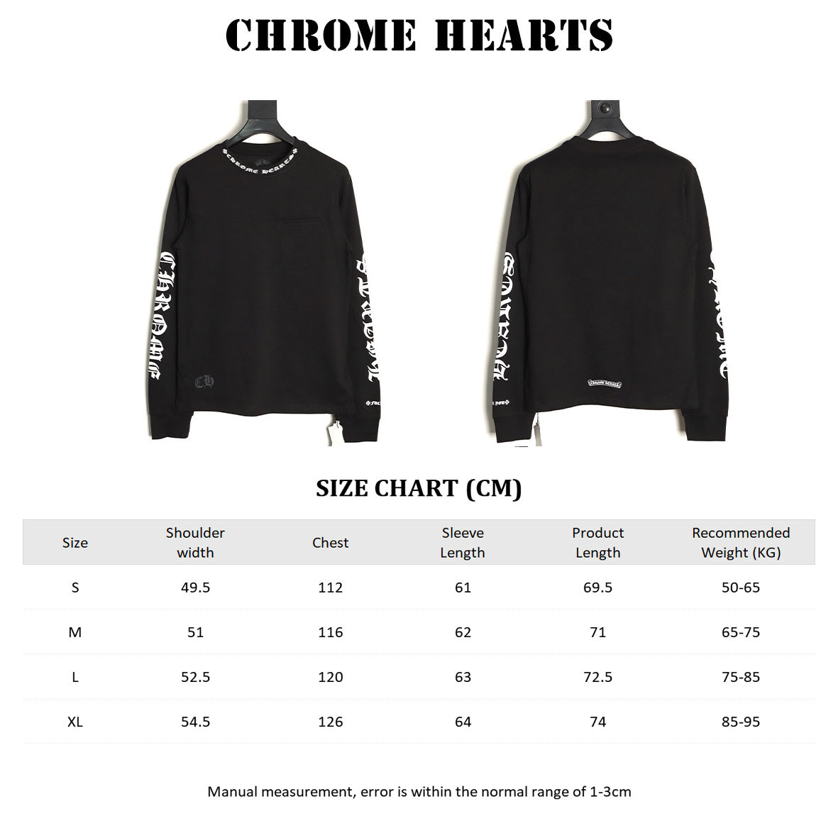 Ch*0me He**ts 25FW Long-sleeved T-shirt