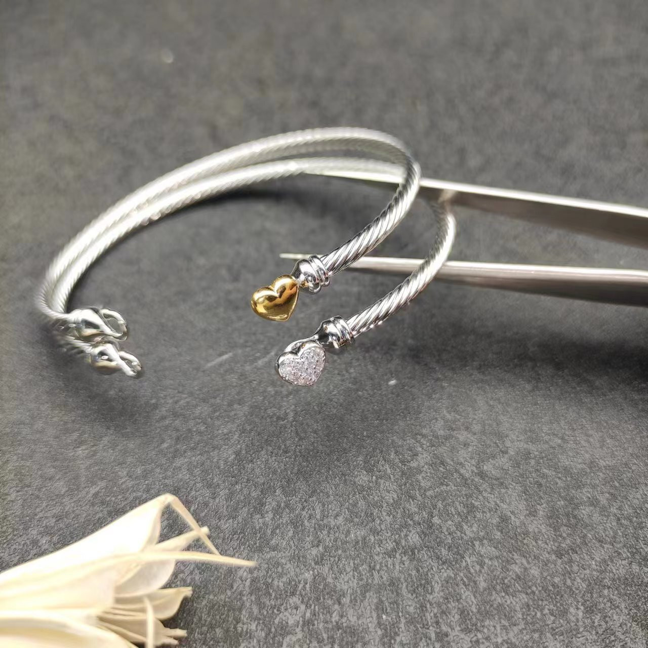 David Yurman 3mm Hook Bracelet(wrist circumference 15-18cm)