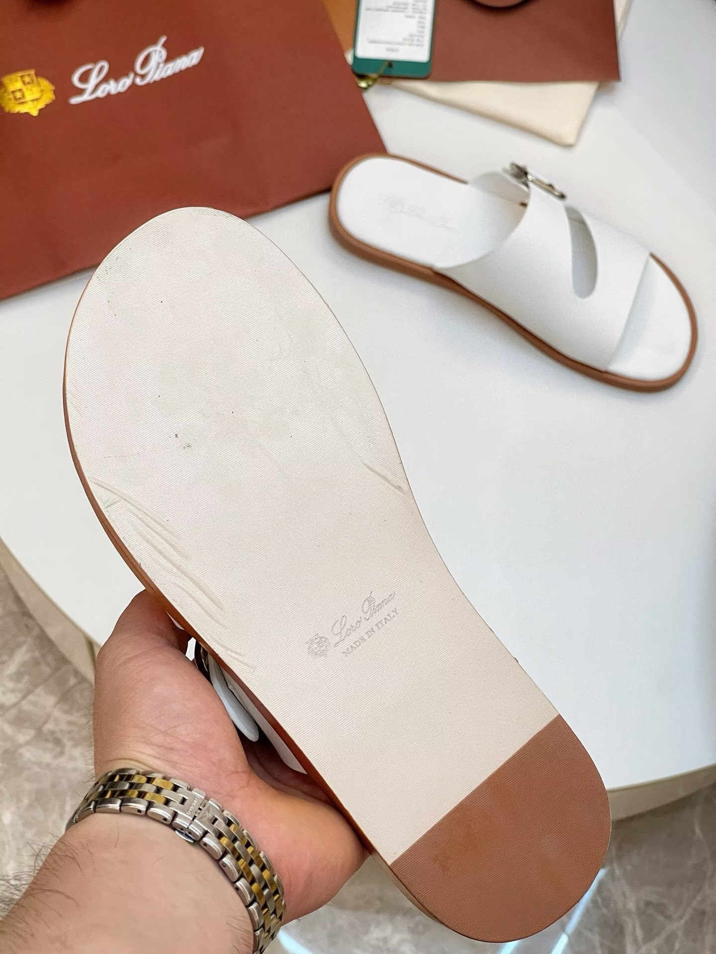 UA Loro Piana Sandals