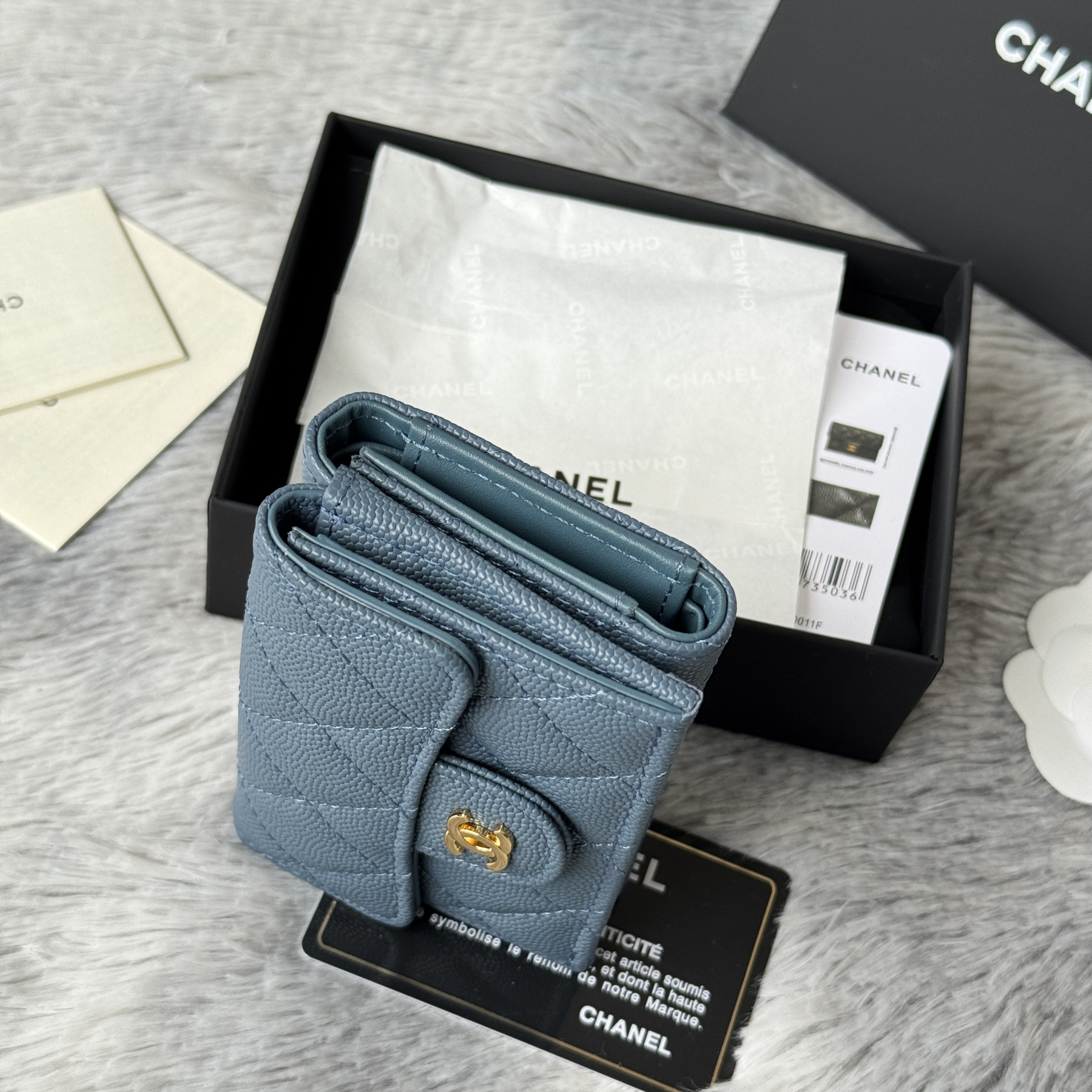 Ch**el card holder 10.5x7.5x3cm