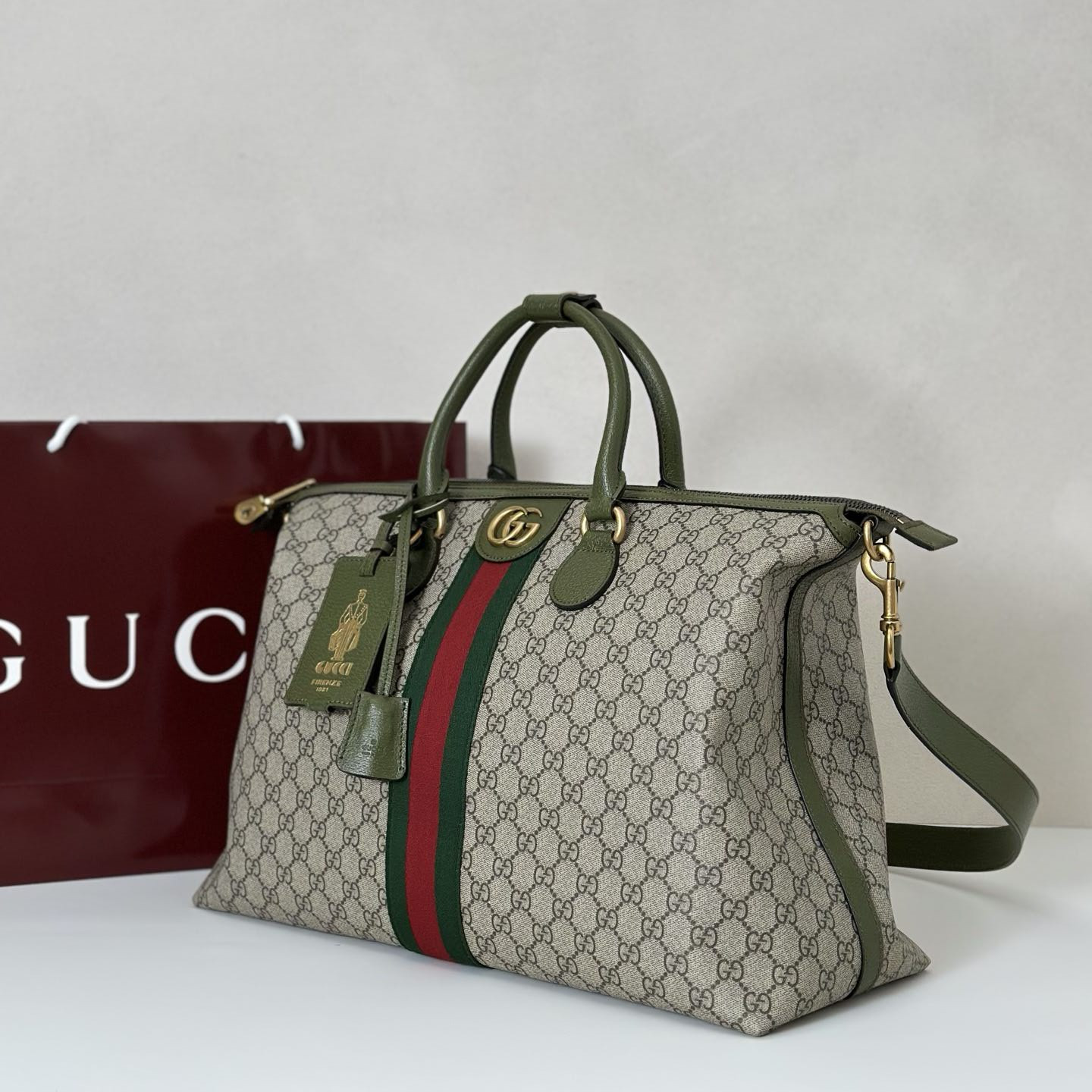 Gucci Savoy Medium Duffle Bag 48x28x18cm