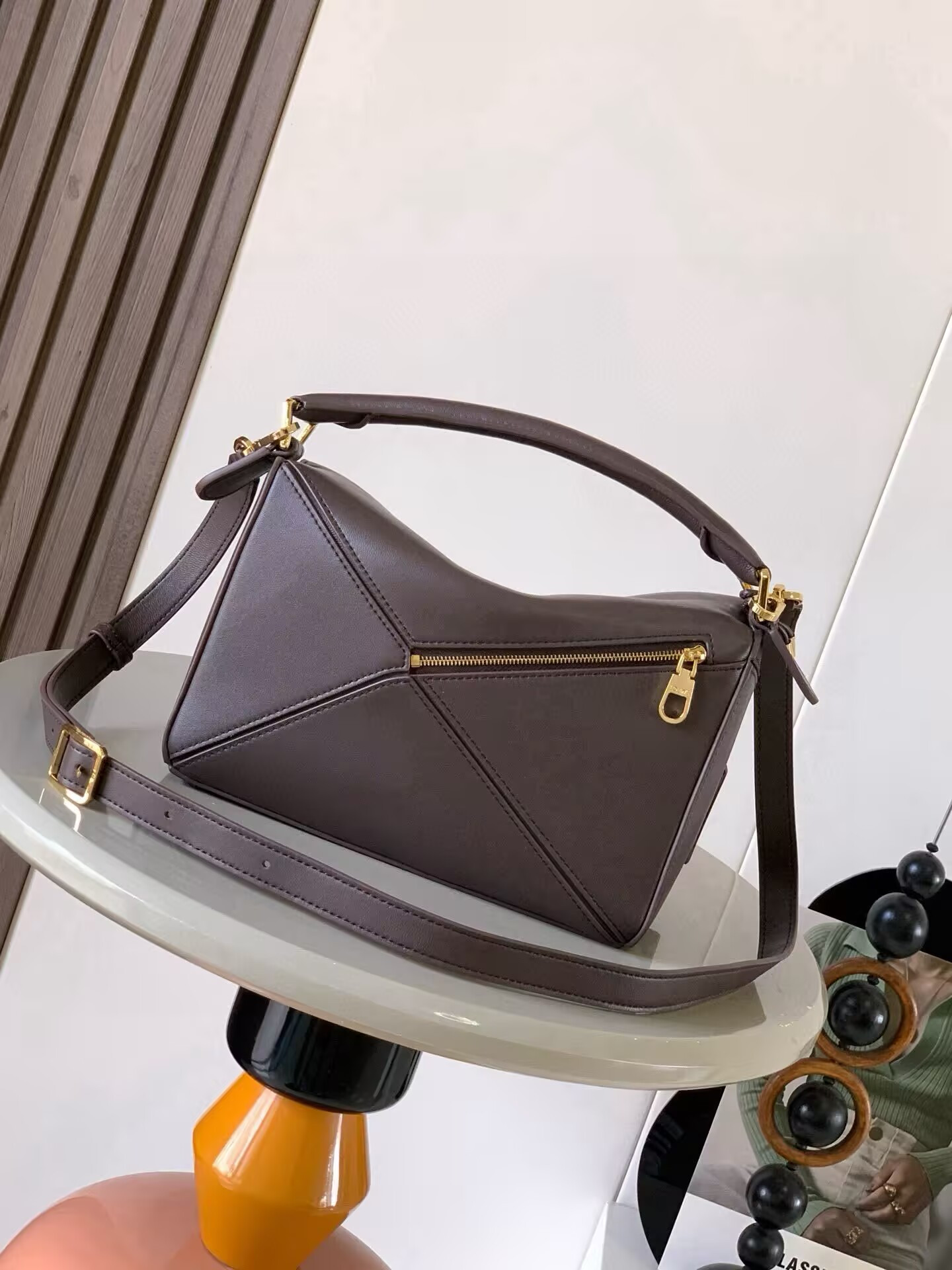 LOEWE Small Featherlight Puzzle Bag in Nappa Lambskin 16.5x24x10.5cm