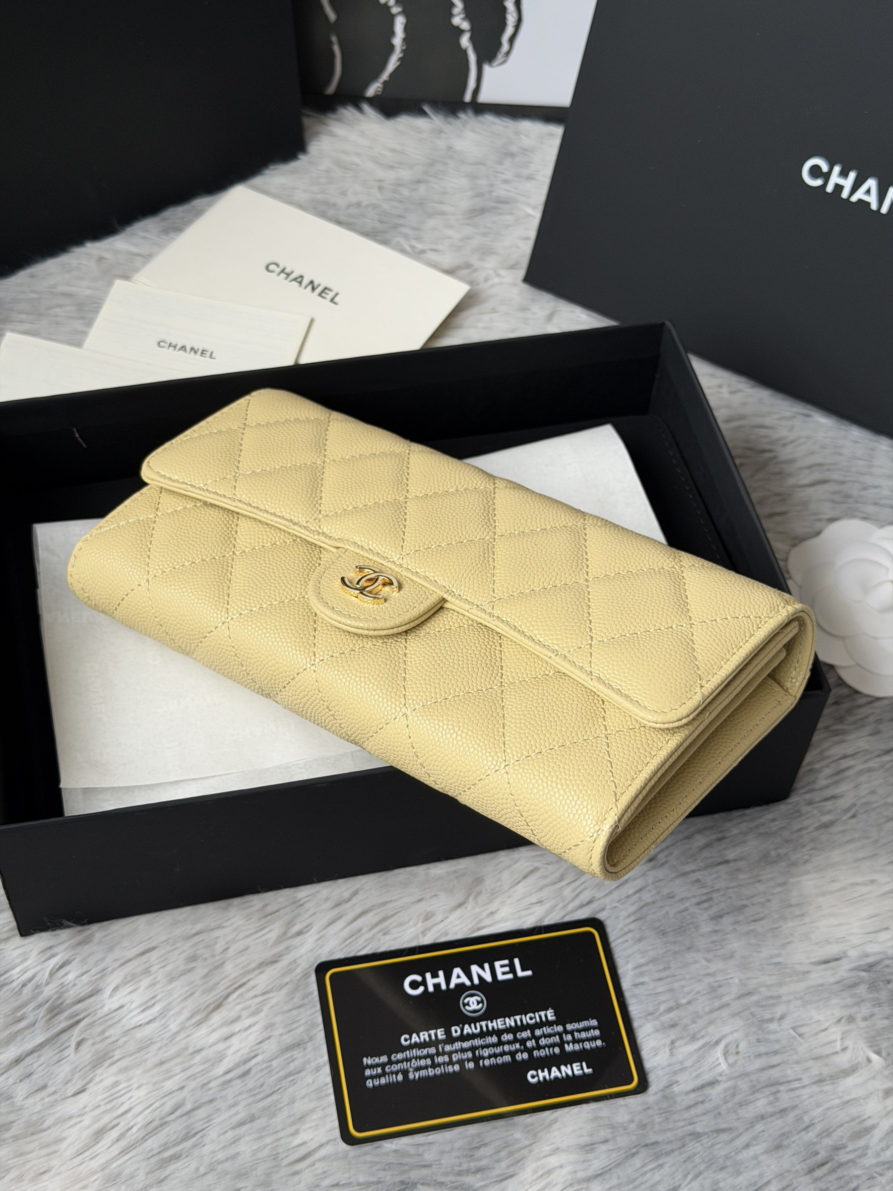 Ch**el wallet 80758 10x19x3cm