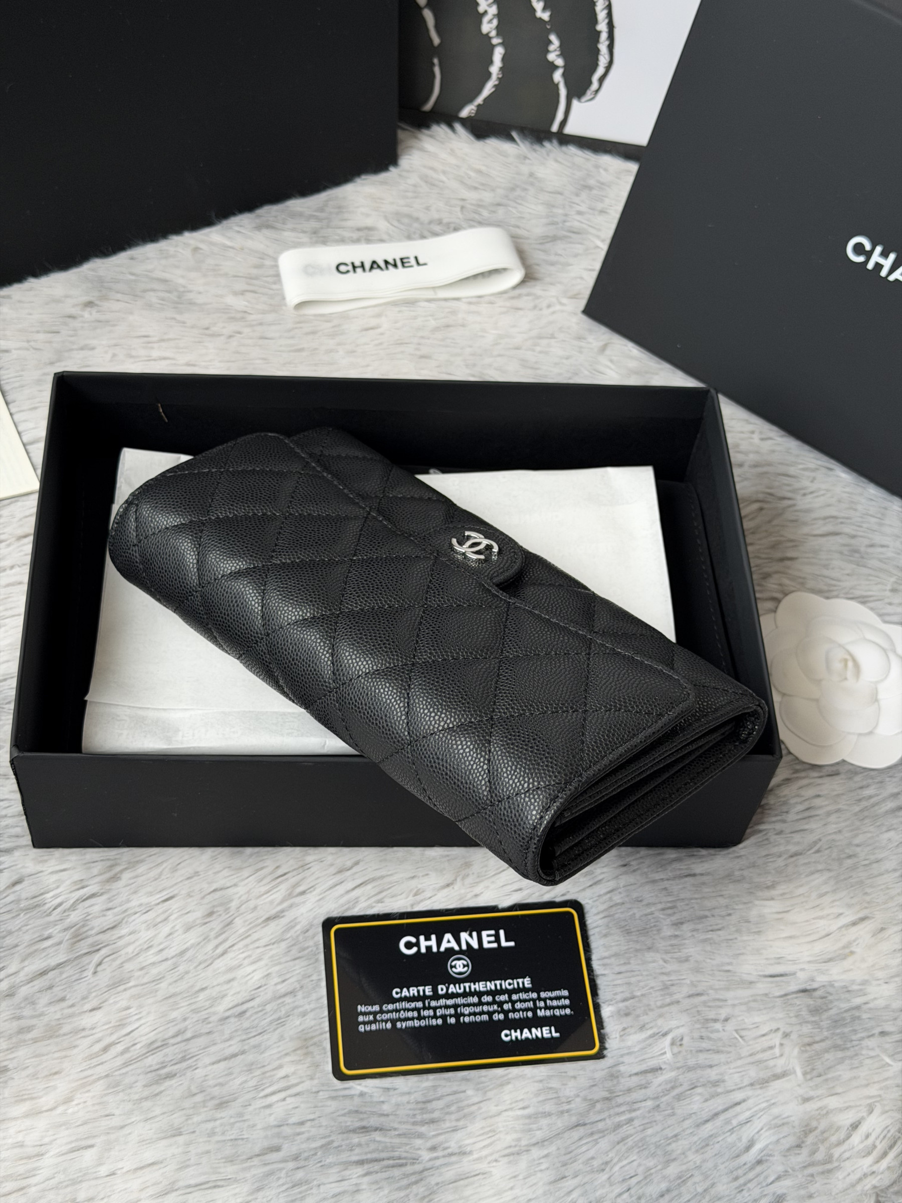 Ch**el wallet 80758 10x19x3cm