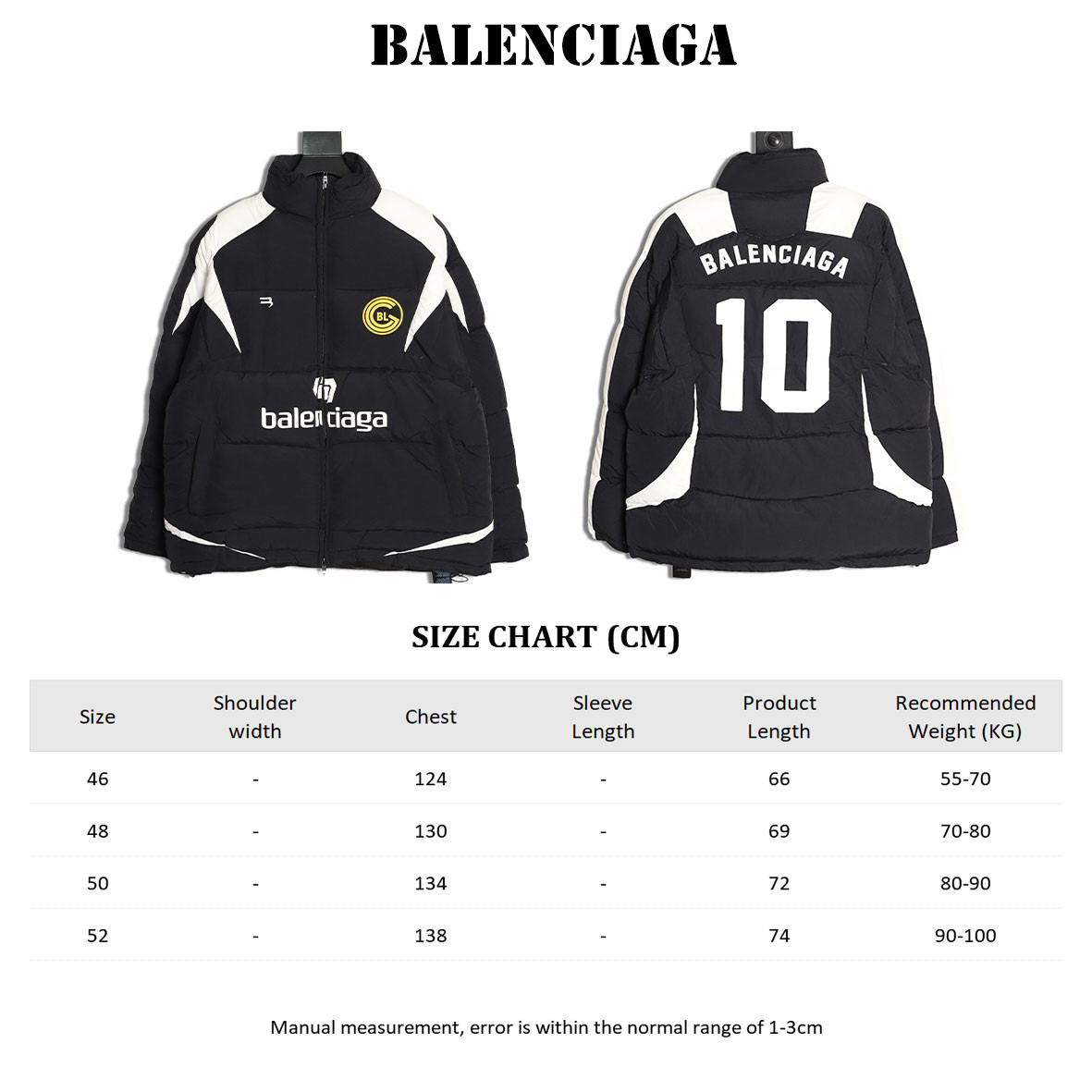 Ba1en*iaga Coats