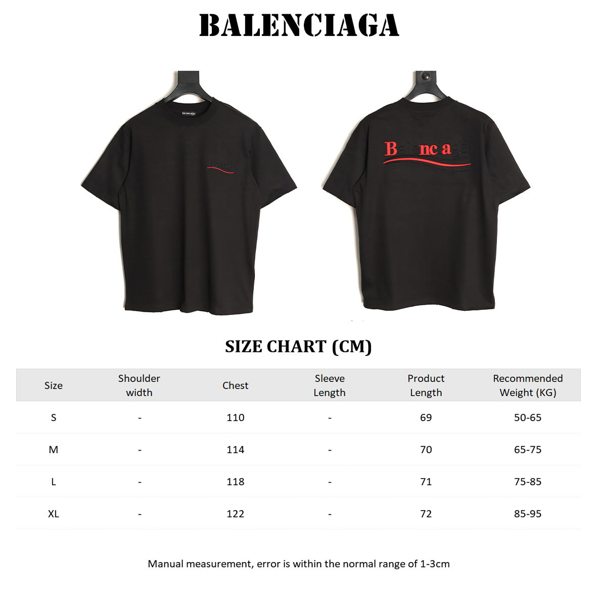 Balenciaga 26ss Short-sleeved T-shirt