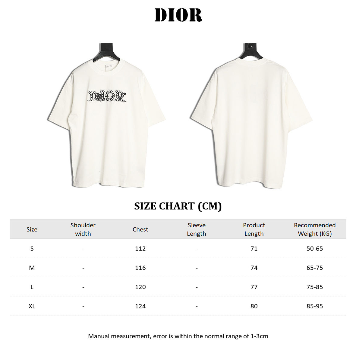 DIOR Short-sleeved T-shirt