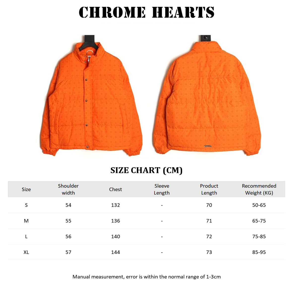 Chrome Hearts Short Puffer jacket