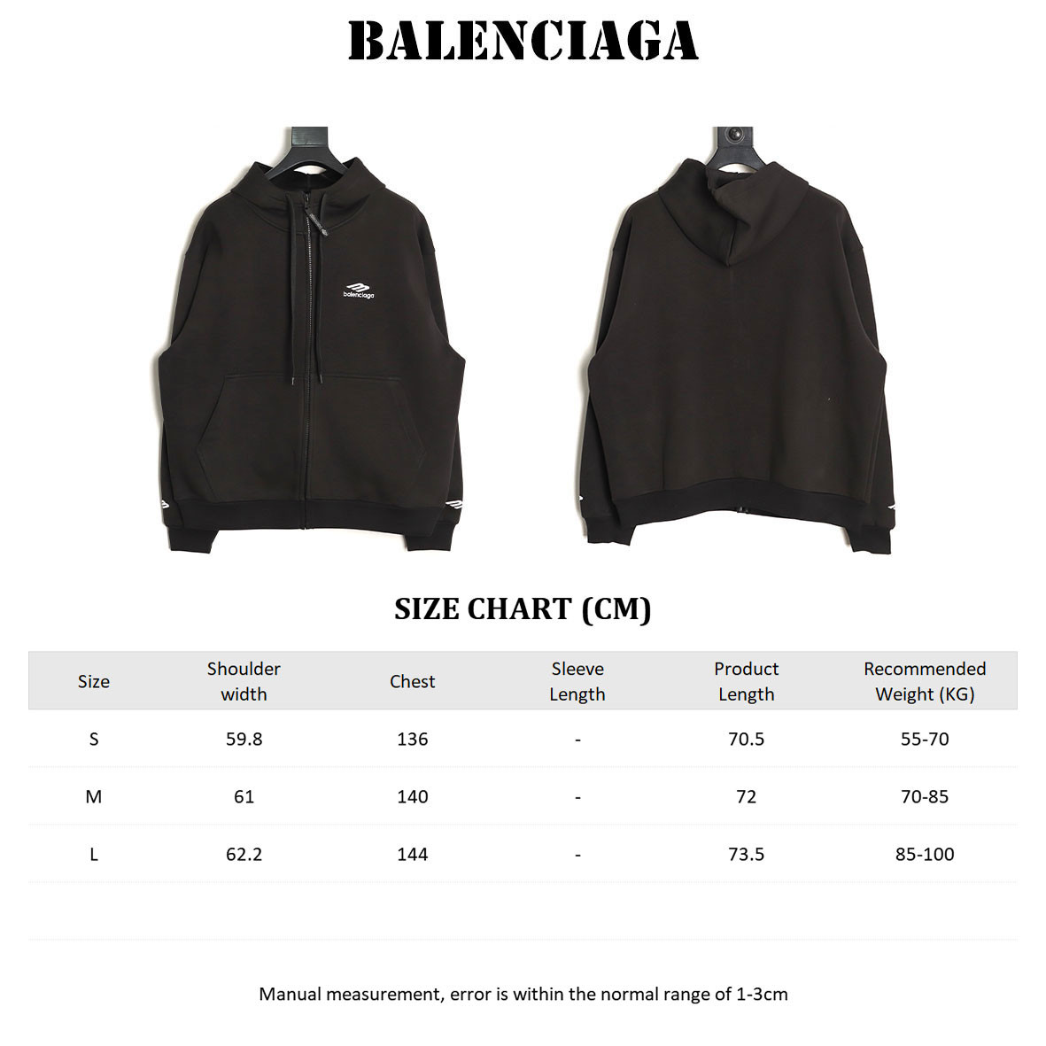 Ba1en*iaga Plush Hoodies Suit