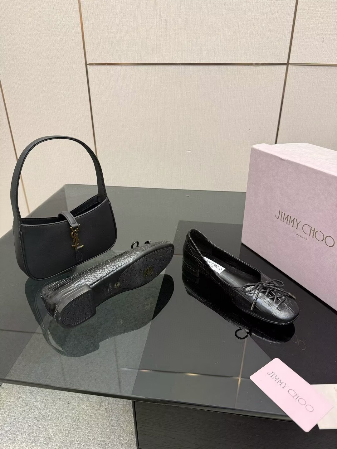 UA Jimmy Choo Scarlett Ballerina Flats