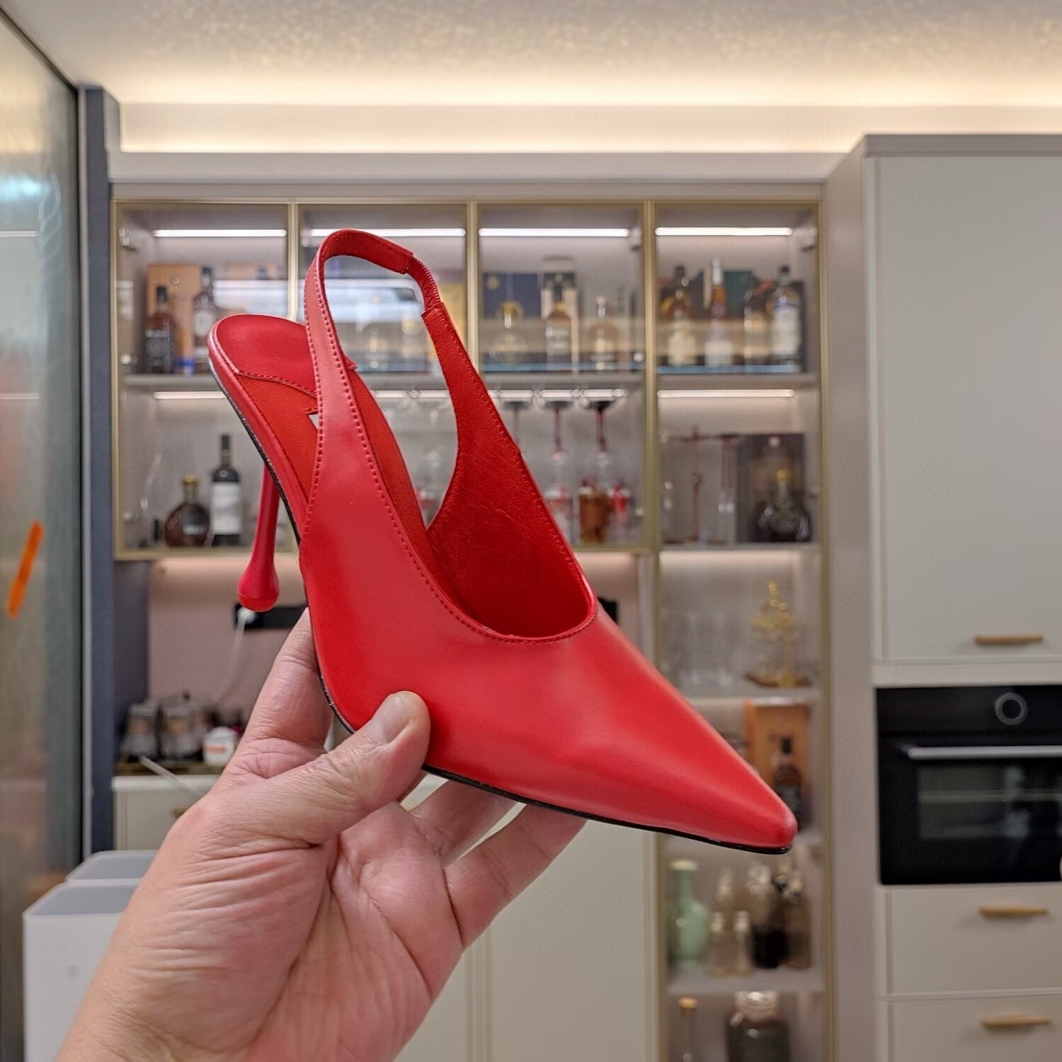 UA Jimmy Choo Leather Pumps 100mm