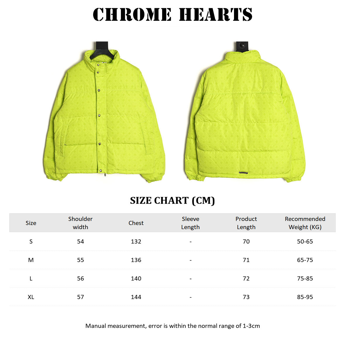 Chrome Hearts Short Puffer jacket