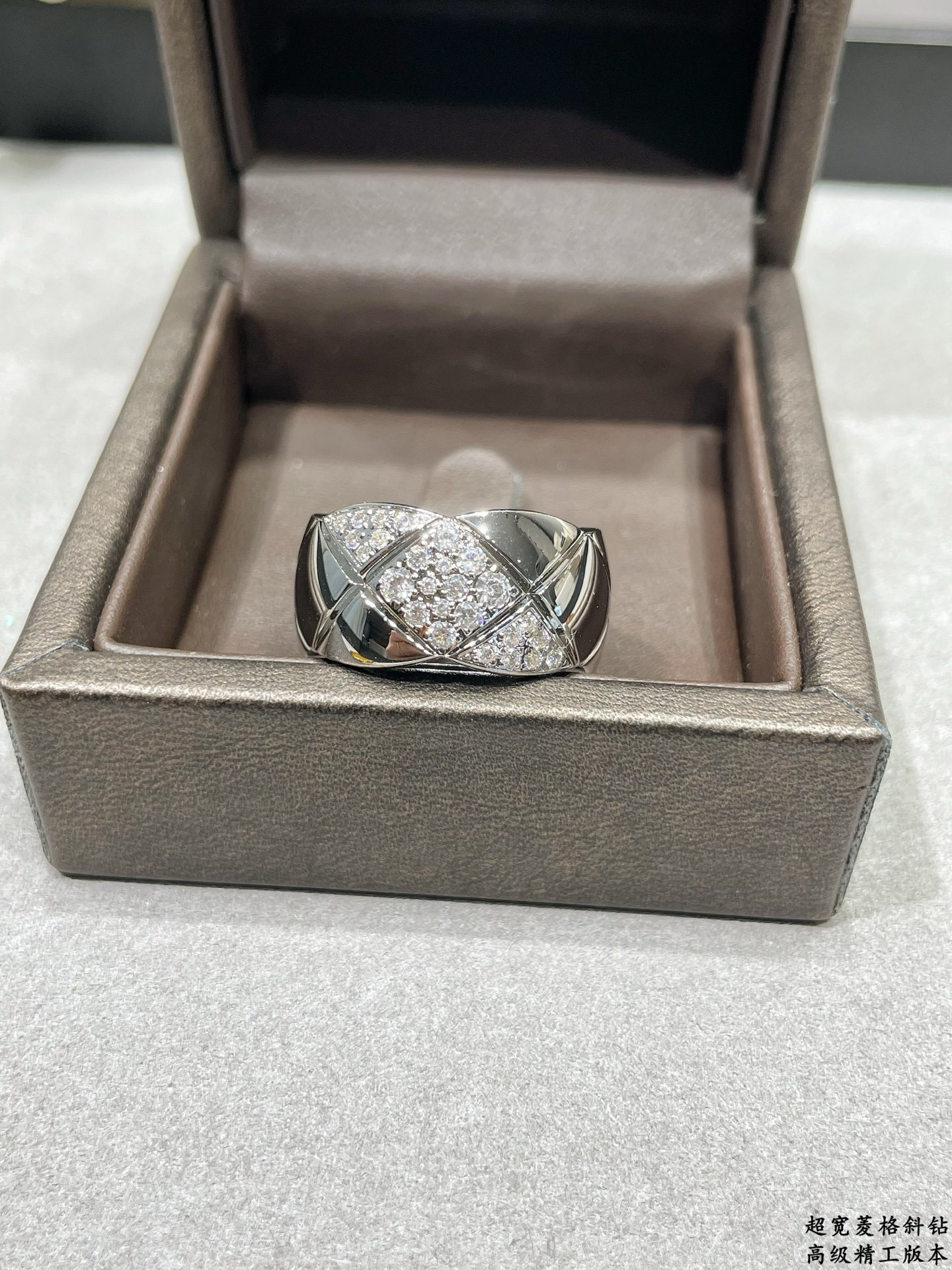 Chanel Coco Crush Wide Diamond Ring