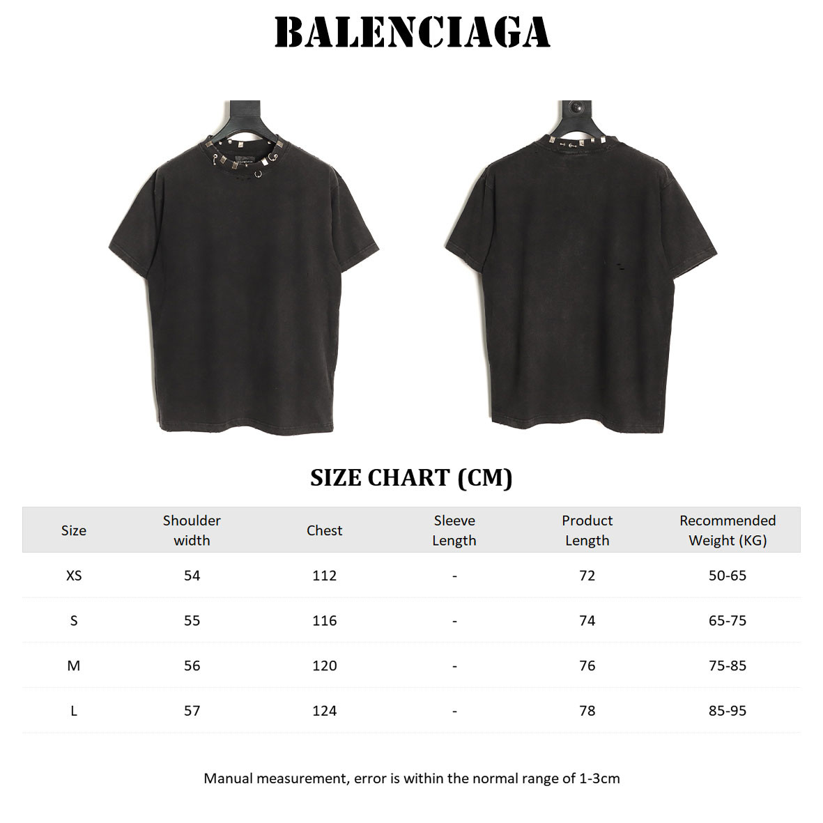Balenciaga 26SS Short-sleeved T-shirt