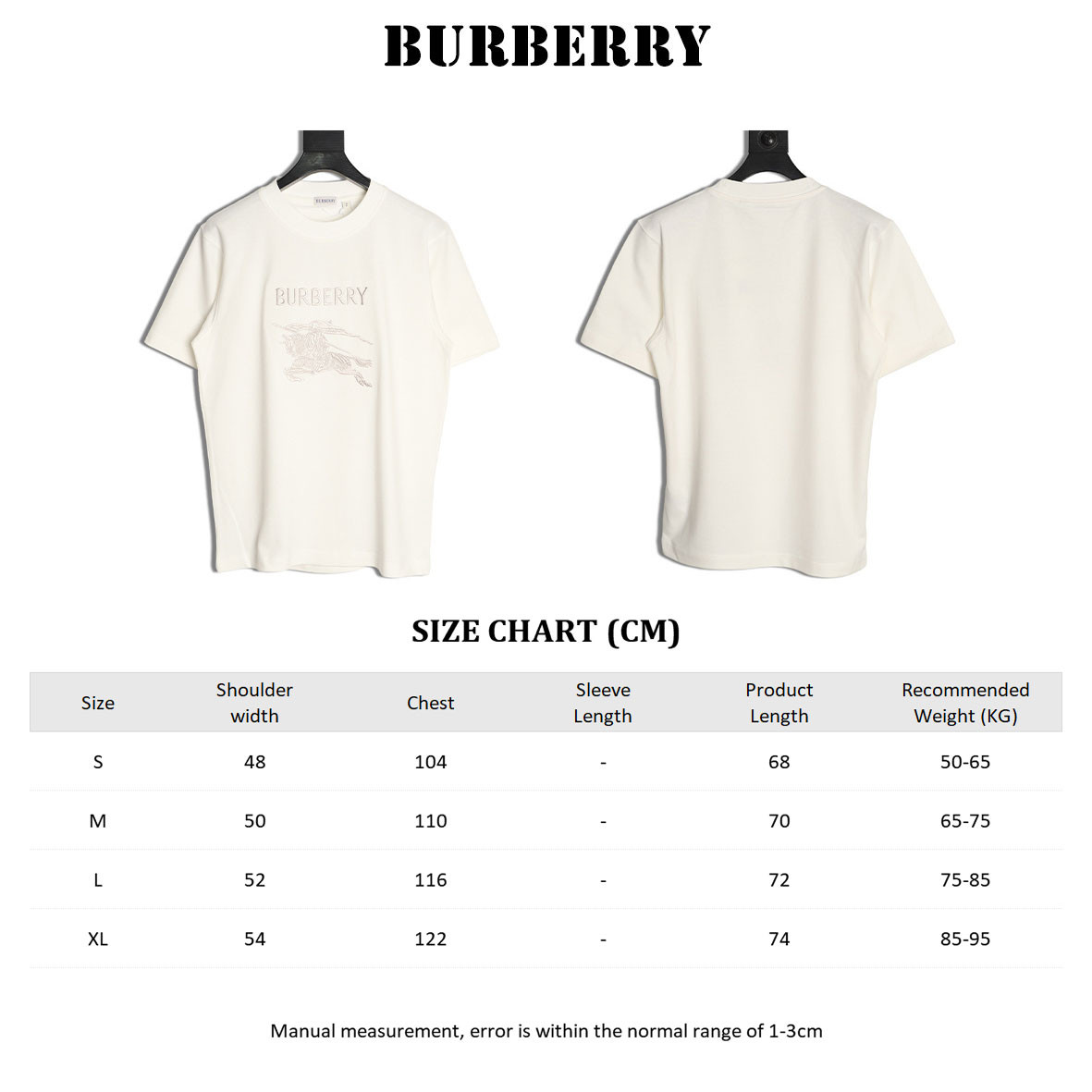 BURBERRY BBR Short-sleeved T-shirt