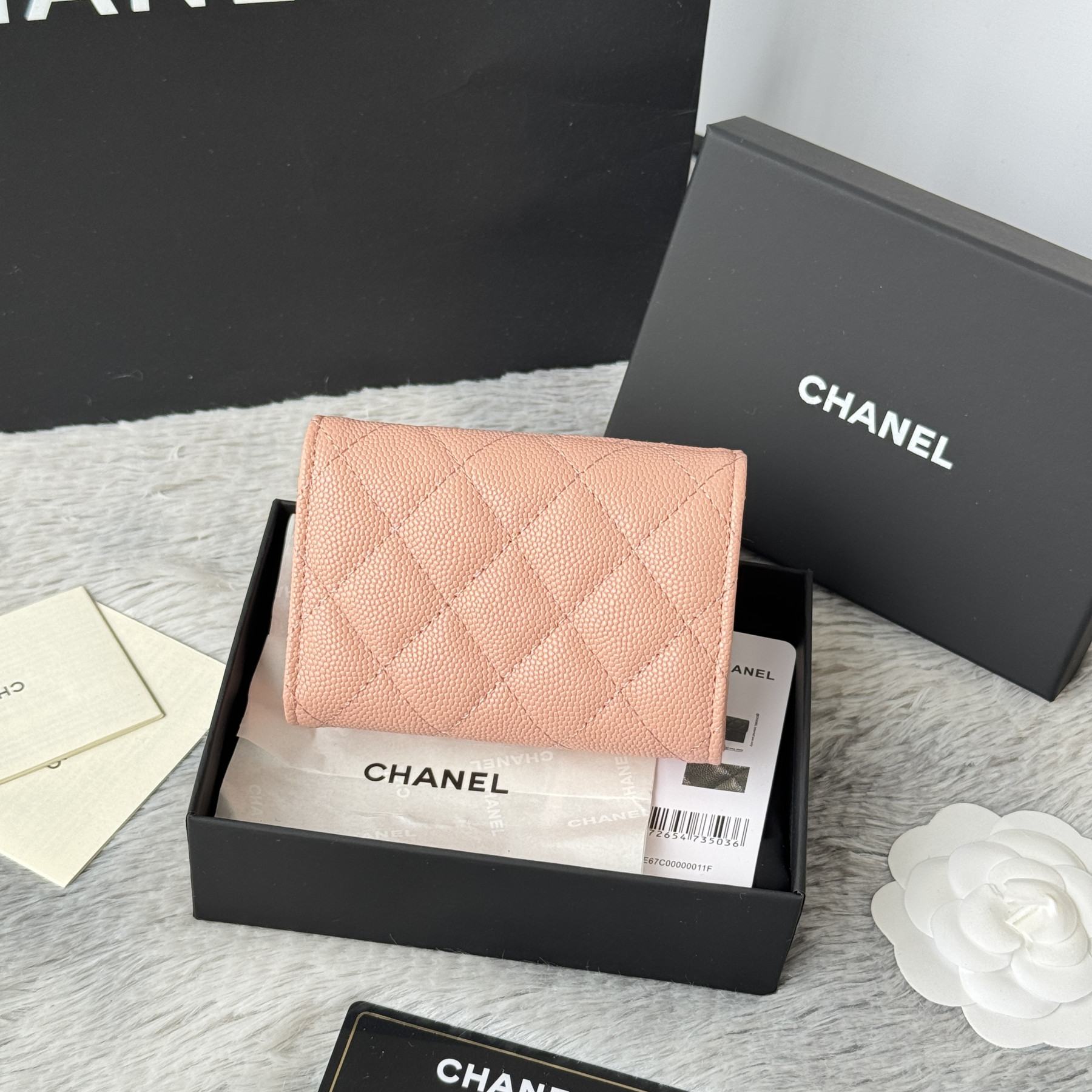 Ch**el card holder 10.5x7.5x3cm