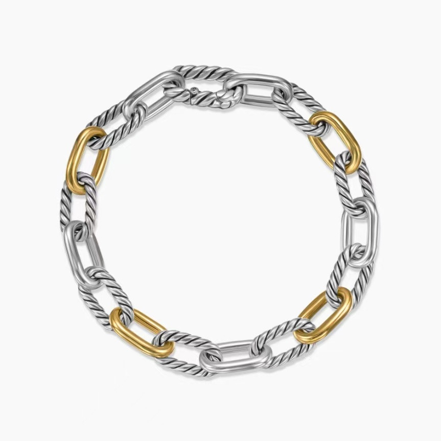 David Yurman 8.5mm Buttonhole Bracelet(Chain length 21cm)