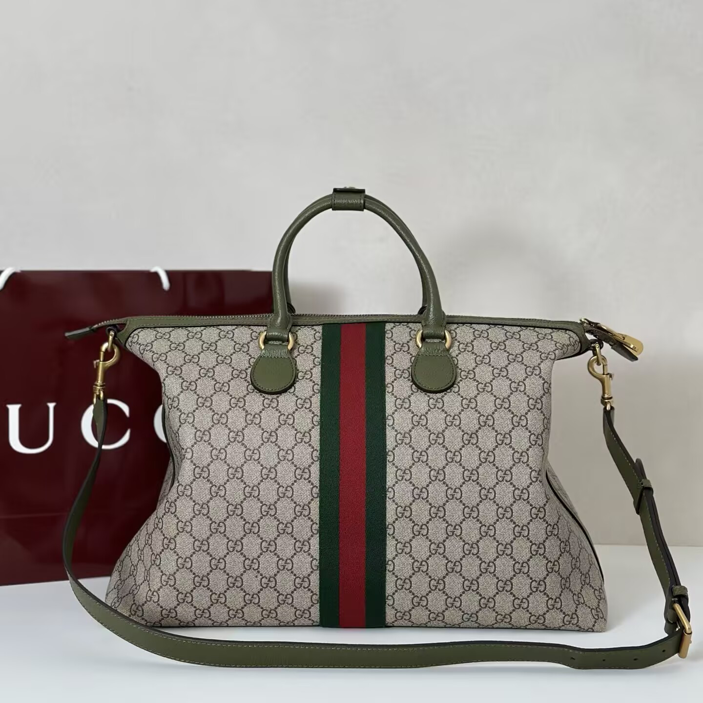 Gucci Savoy Medium Duffle Bag 48x28x18cm