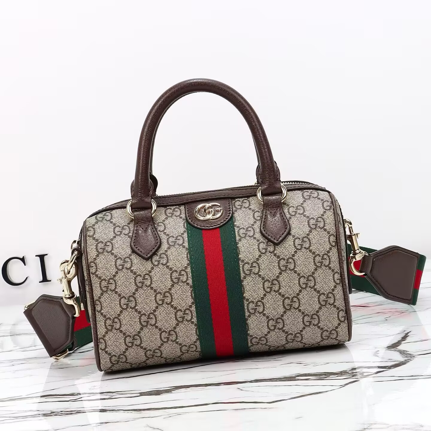 Gucci Ophidia Small Boston Bag 21x13x11cm