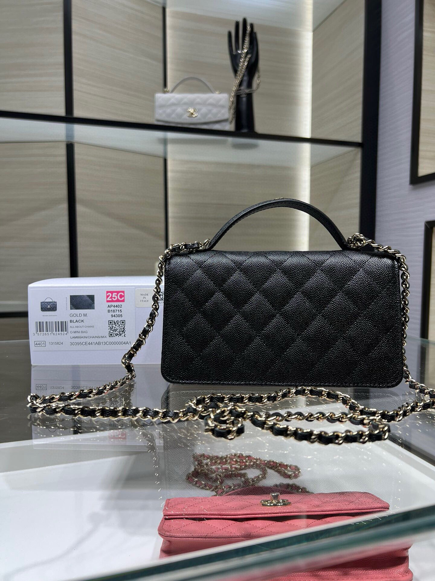 Ch**el mini coco handle bag ap4402 19x11x6cm