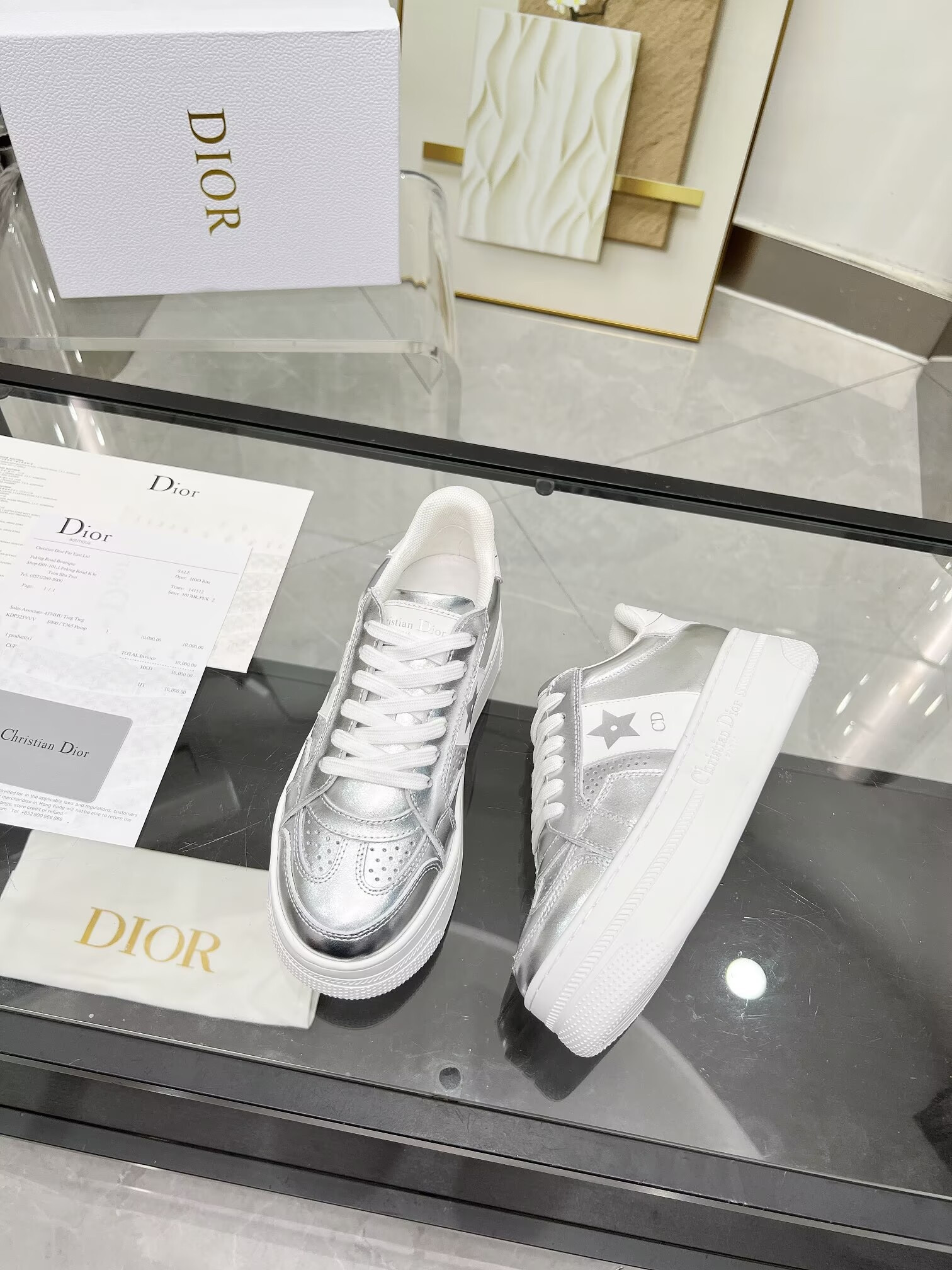 UA Dior Star Platform Sneaker