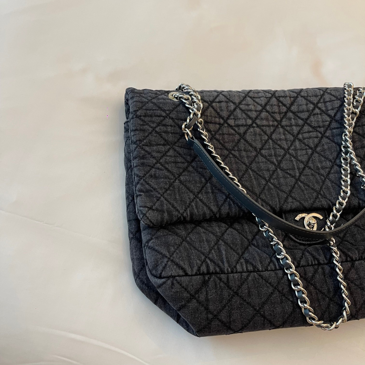 Ch**el flap bag 42x22cm