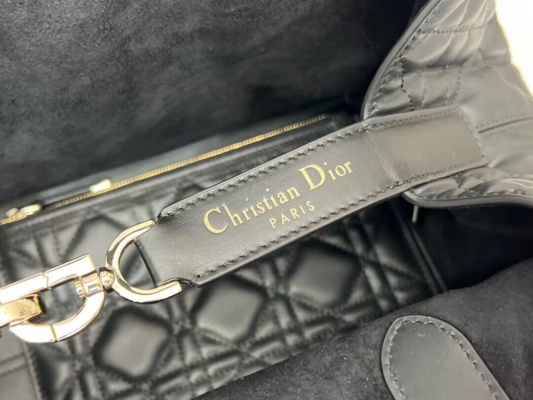 D10r Toujours Bag Medium Black 11 x 8.5 x 6.5 inches