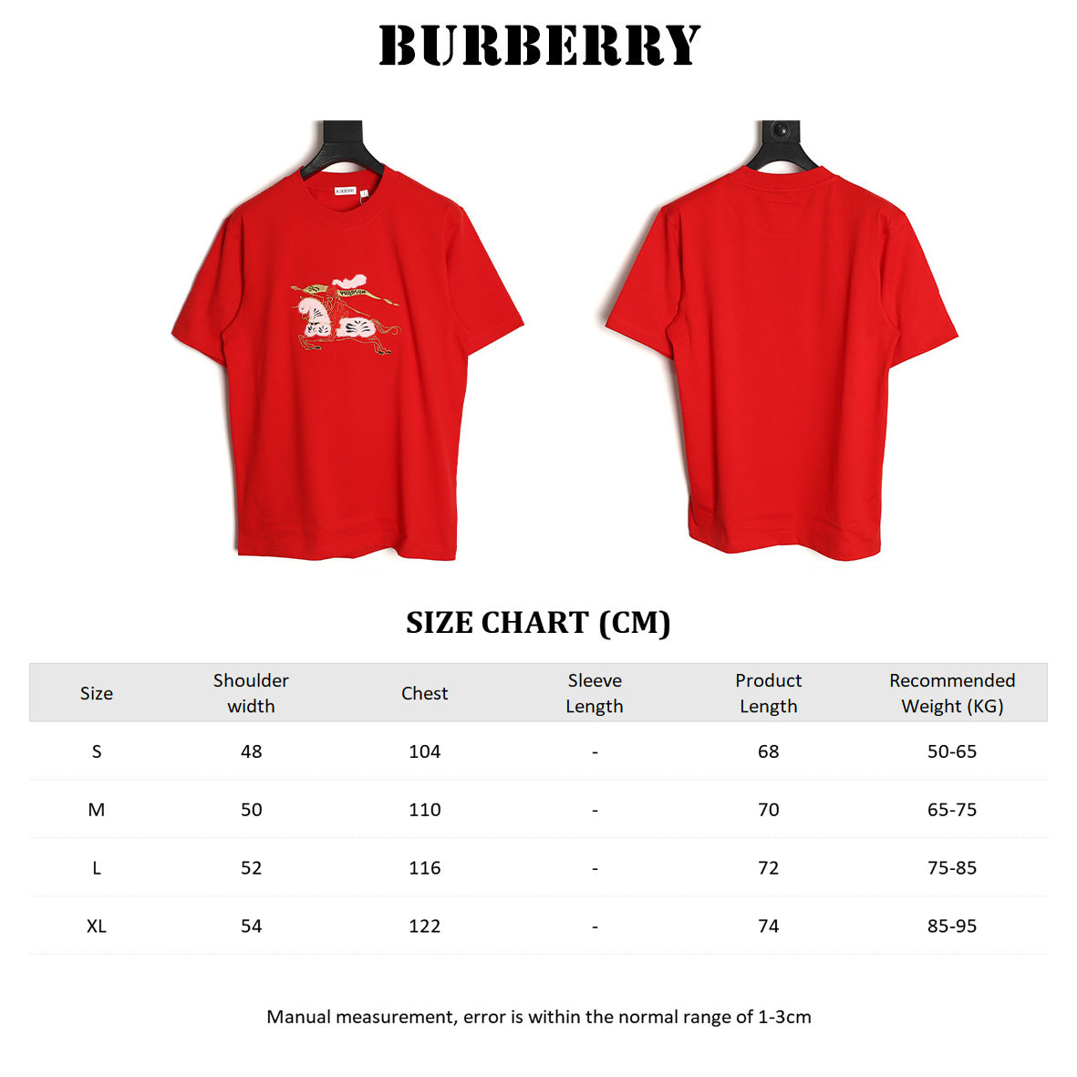 BURBERRY BBR Short-sleeved T-shirt