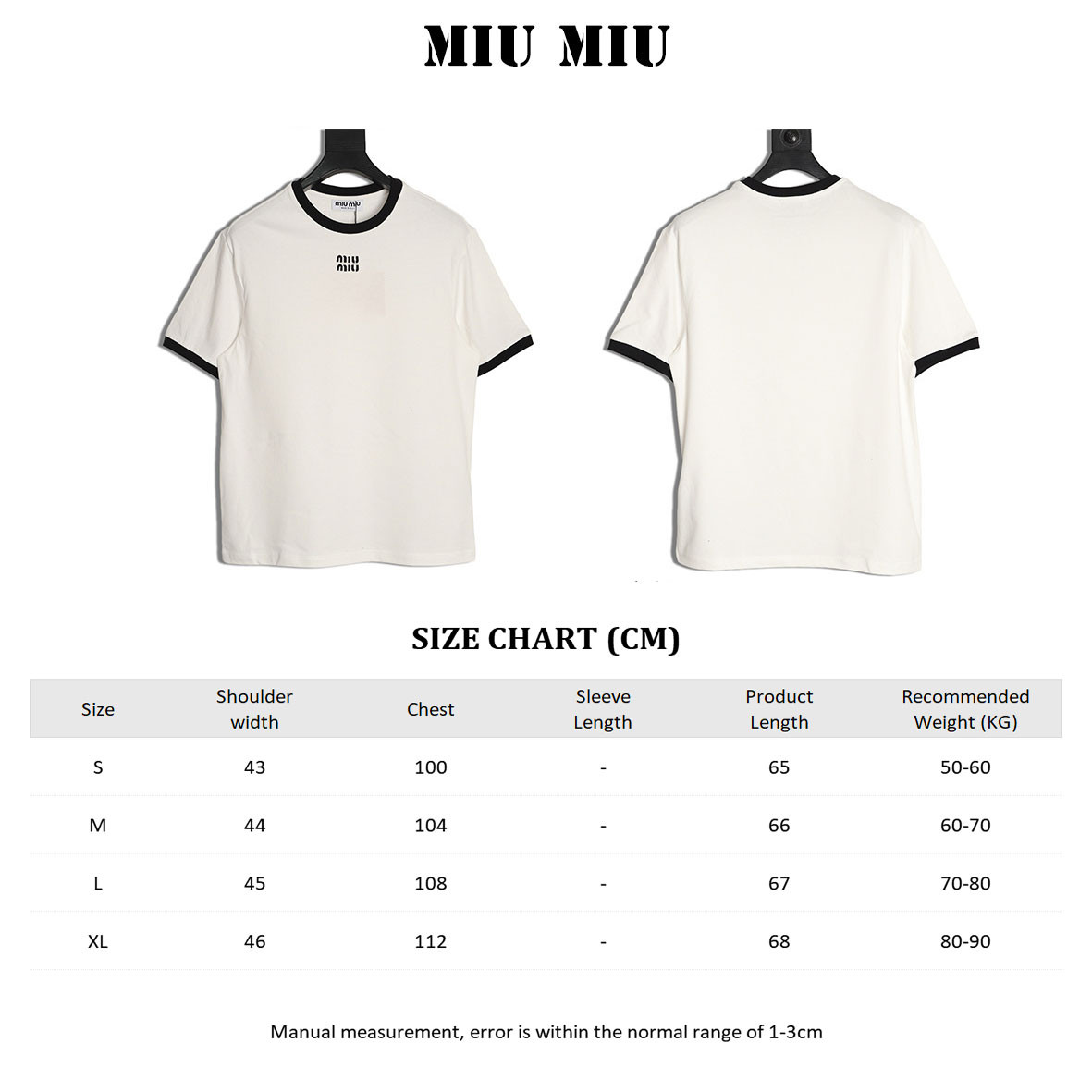MIU MIU 26SS Short-sleeved T-shirt