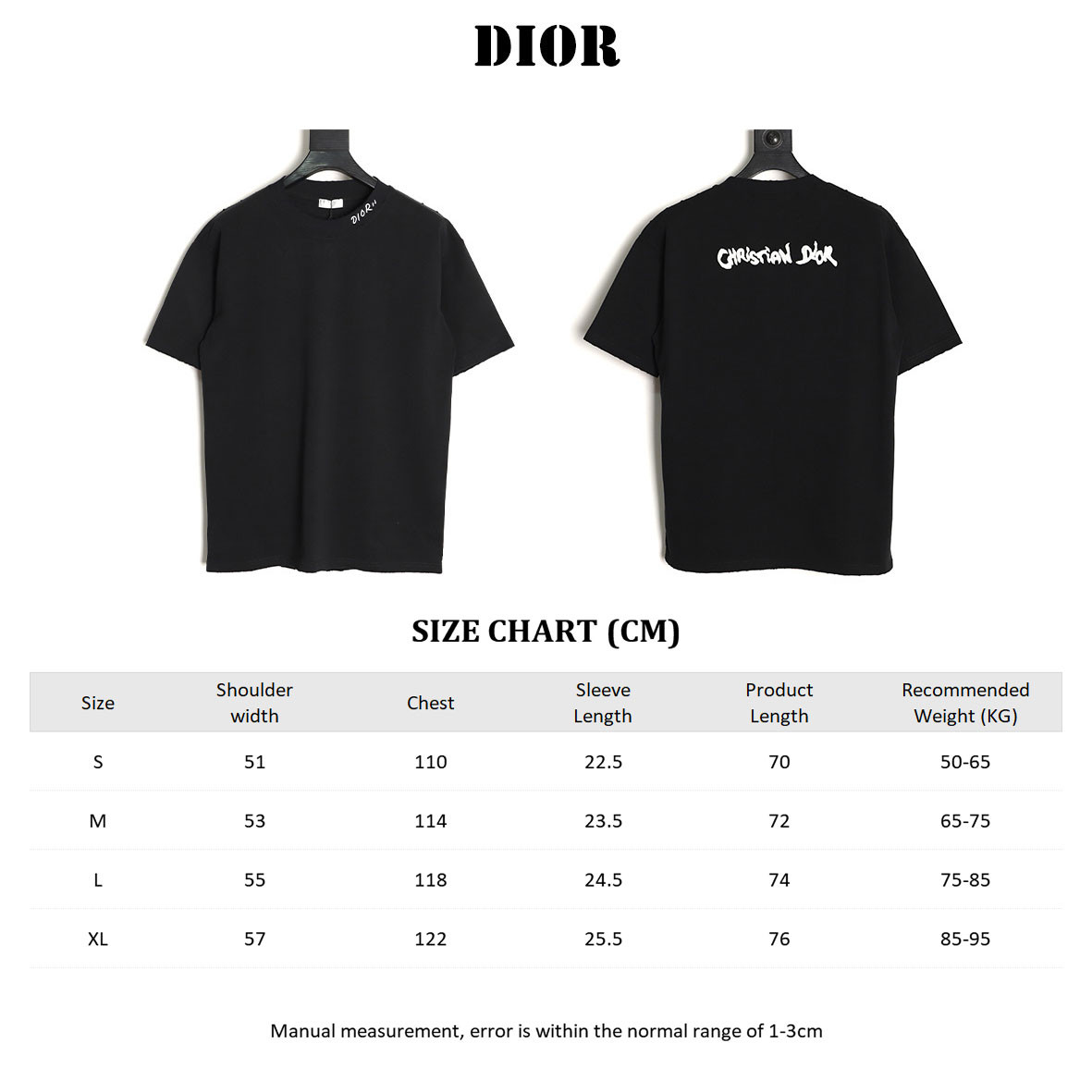 DIOR Short-sleeved T-shirt