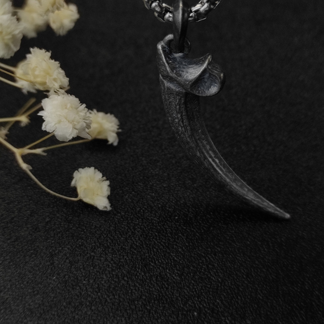 David Yurman horn Necklace(Chain length 50+5cm delay chain Chain thickness 3mm)