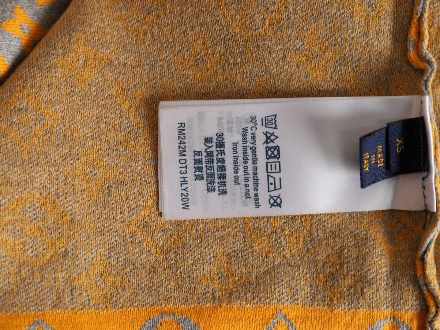 Louis Vuitton Knitting Short-sleeved T-shirt