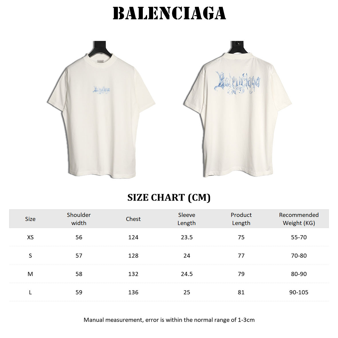 Balenciaga 26ss Short-sleeved T-shirt