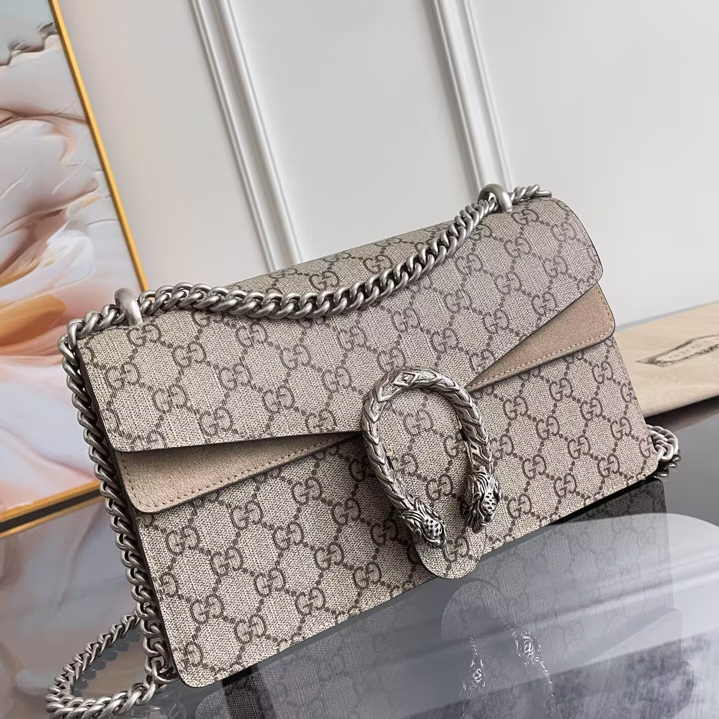 GUCCI DIONYSUS SMALL SHOULDER BAG 28x18x9cm