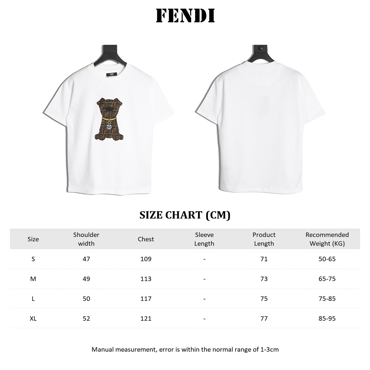 FENDI 26ss Short-sleeved T-shirt
