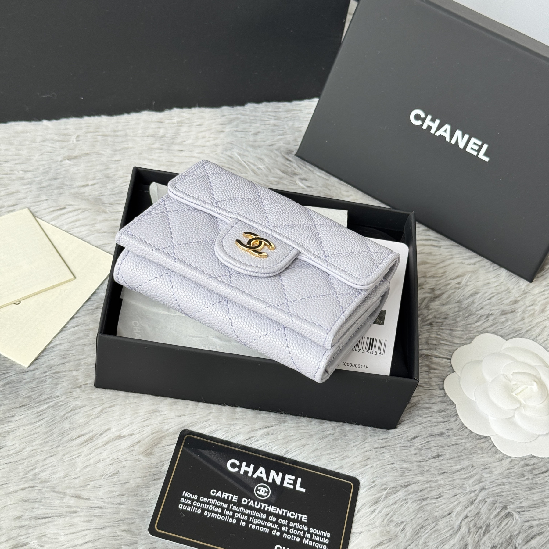 Ch**el card holder 10.5x7.5x3cm