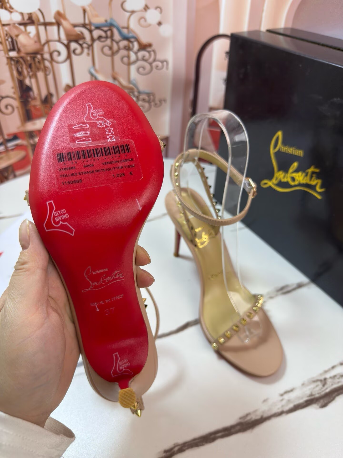 UA Christian Louboutin Galeria Sandals