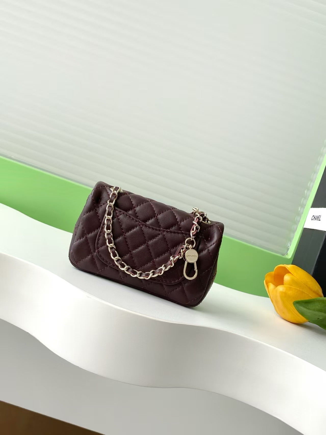 Chanel Classic Mini Bag with Hook 8x12.5x5cm